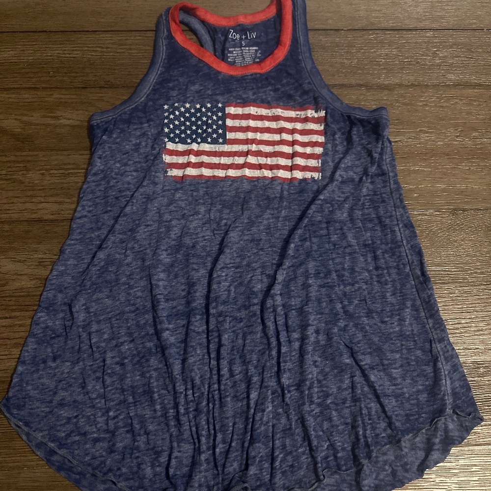 American Flag Tank Top